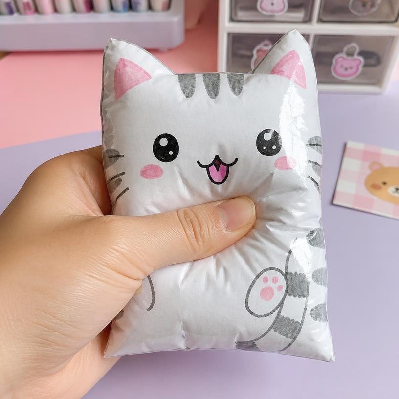 Paper Squishy artesanal — Gatinhos